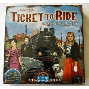 TICKET TO RIDE POLAND BOARD GAME DAYS OF WONDER BRAND NEW IN SEALED BOX